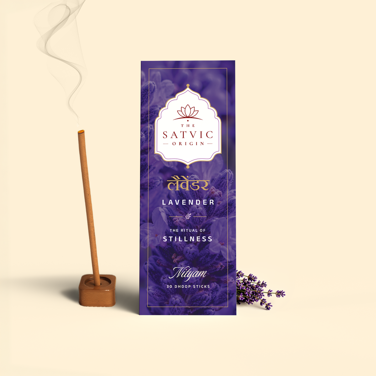 Lavender Dhoop Incense | 30 Sticks