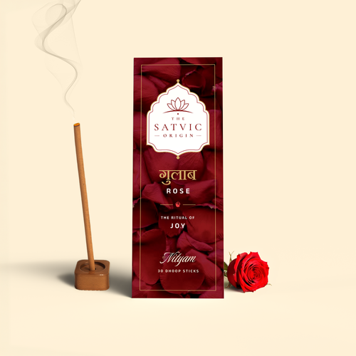 Rose Dhoop | Gulab Incense, 30 Sticks