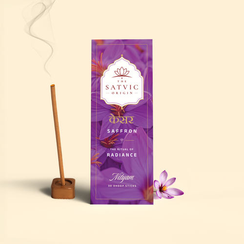 Saffron Dhoop | Kesar Incense, 30 Sticks