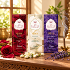 Floral Dhoop Sticks Combo: Rose, Mogra, Lavender